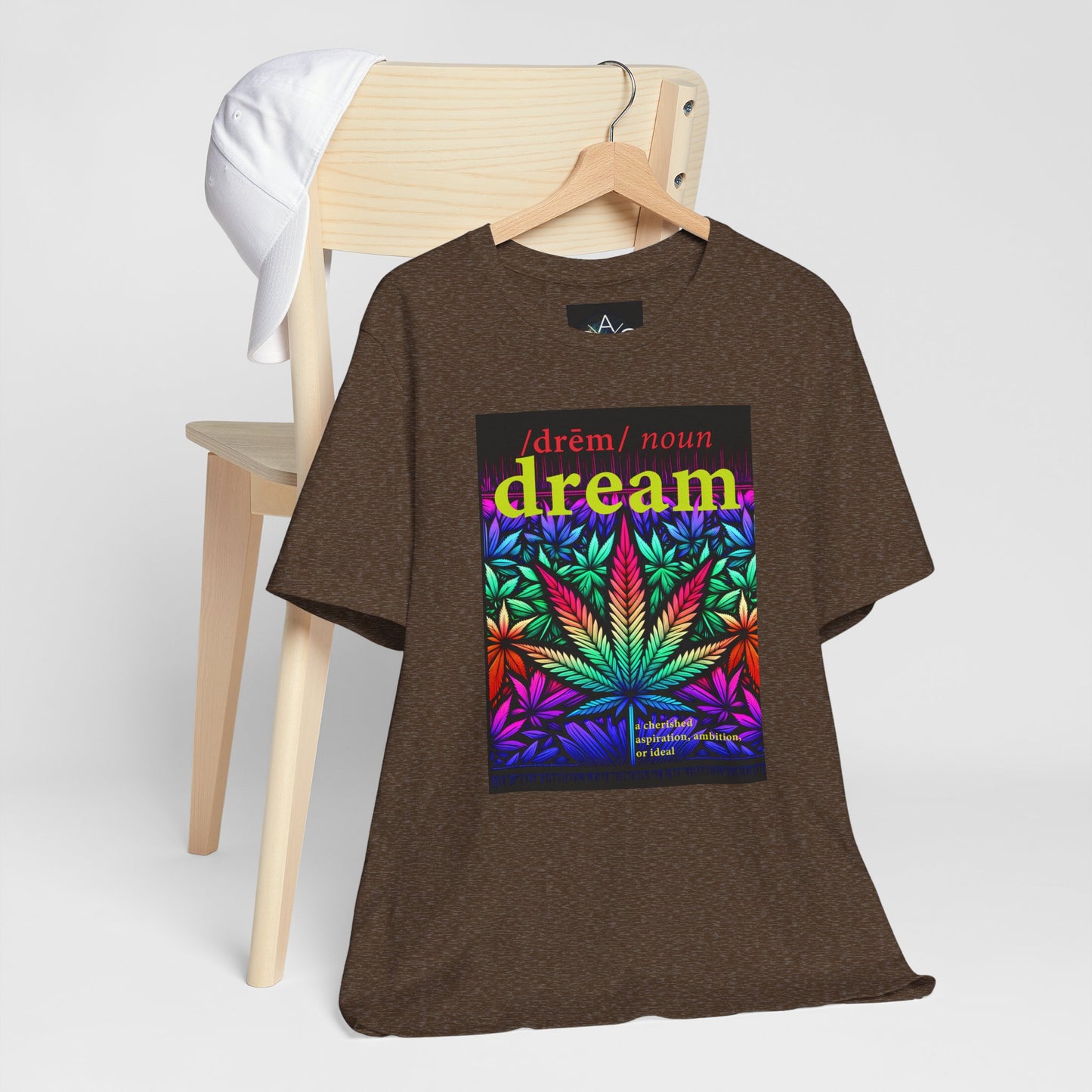Dream Inspired Unisex Jersey Tee - Vibrant Cannabis Graphic T-Shirt