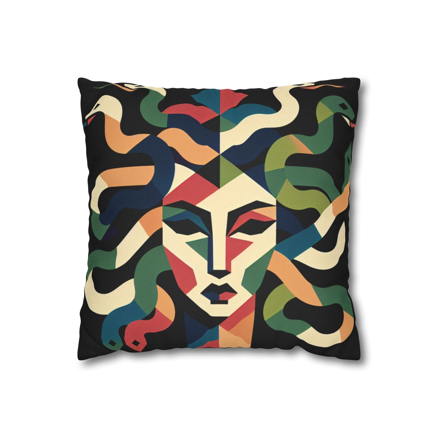 Spun Polyester Square Pillowcase