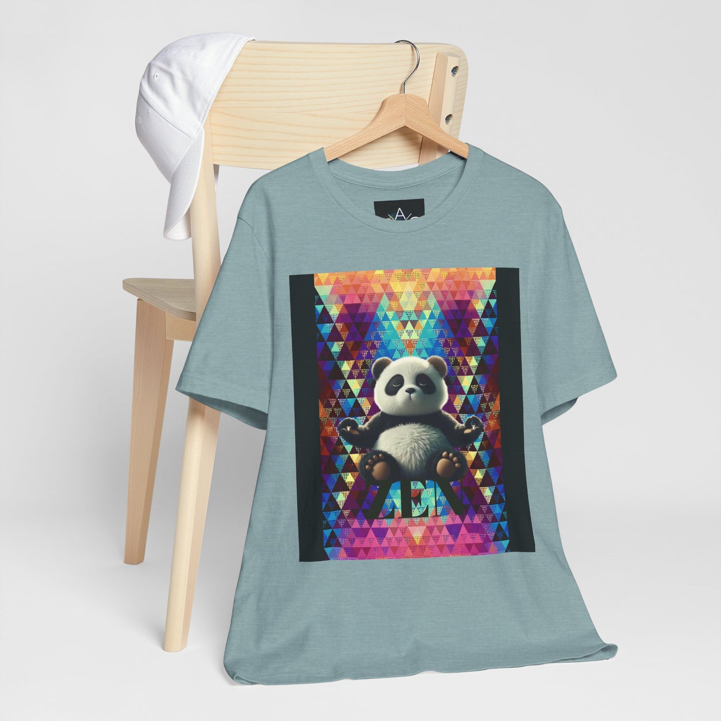 Colorful Panda Graphic Tee - Unisex Jersey Short Sleeve