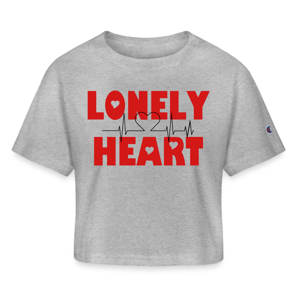 Champion Women’s Cropped T-Shirt - heather gray