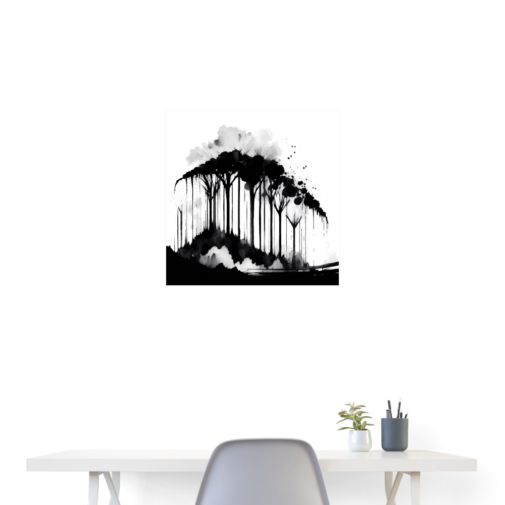 Floating Kingdom Poster 24x24 - white