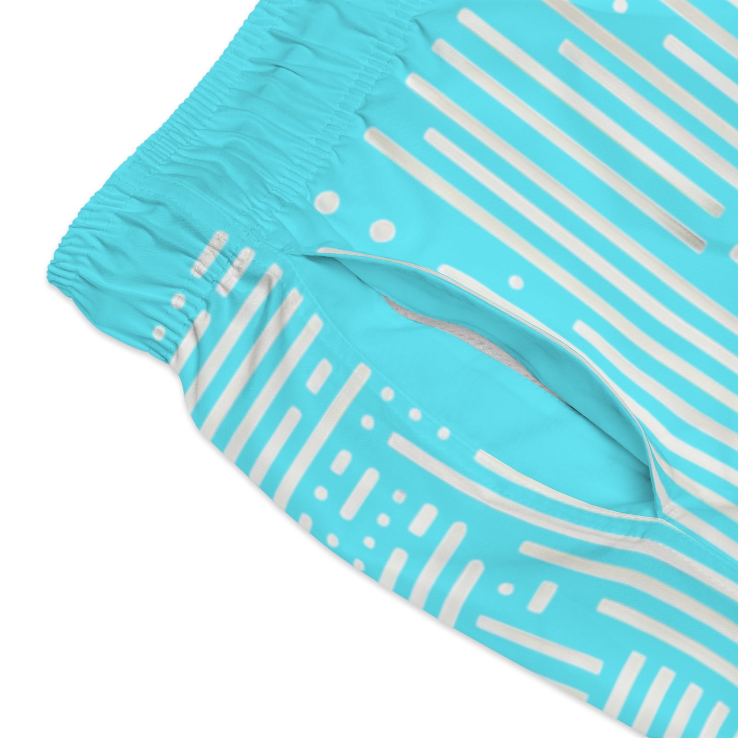 Stylish Geometric Swim Trunks for Summer Fun