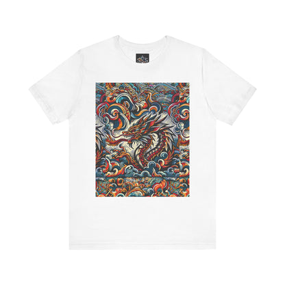 Vibrant Dragon Graphic Tee - Unisex Jersey Short Sleeve Shirt
