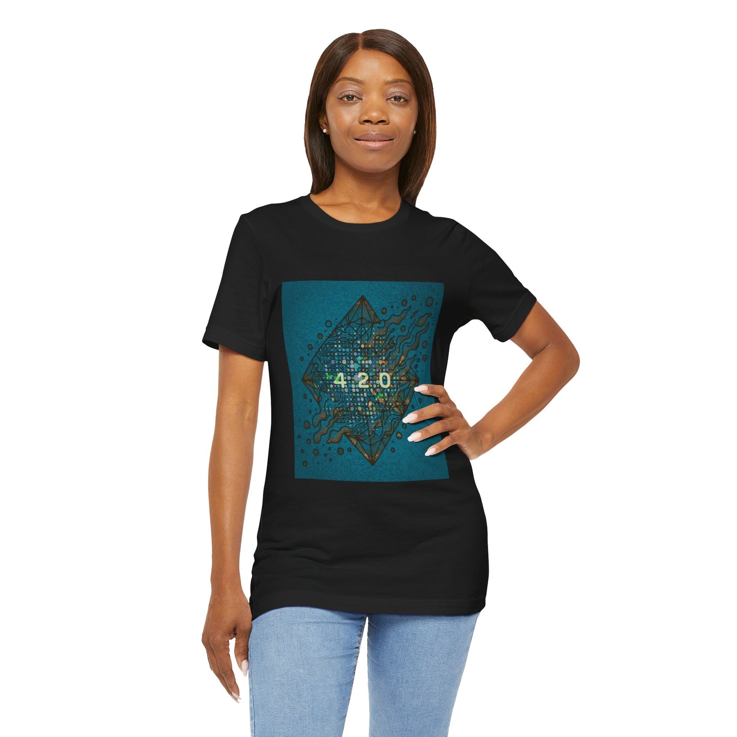 420 Graphic Unisex Jersey Tee - Casual Vibe for Celebrations