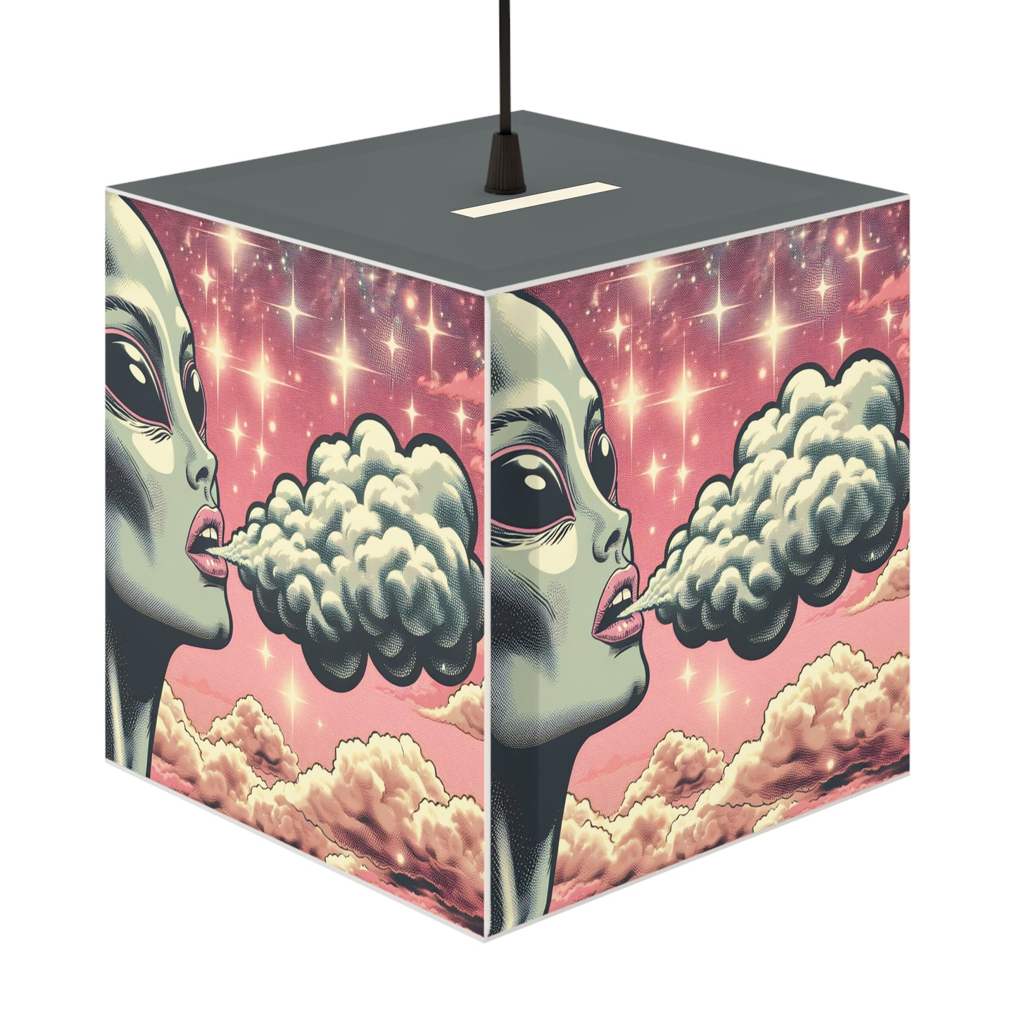 Breath in Light Cube Lamp