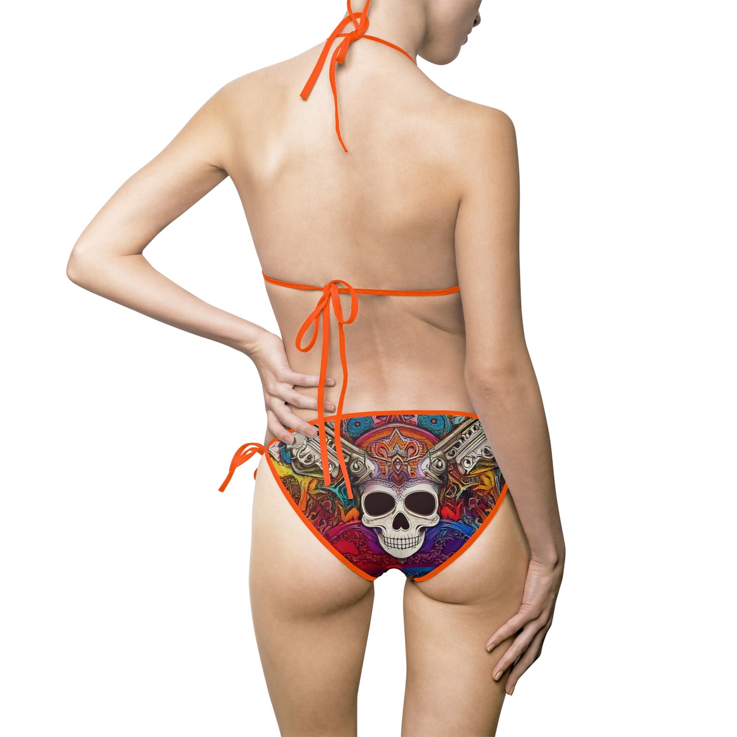 Skulls R Friends Women's Bikini Swimsuit (AOP)
