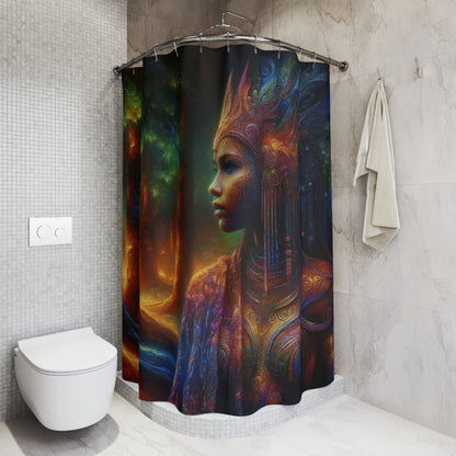 Polyester Shower Curtain - Custom Design Bathroom Decor