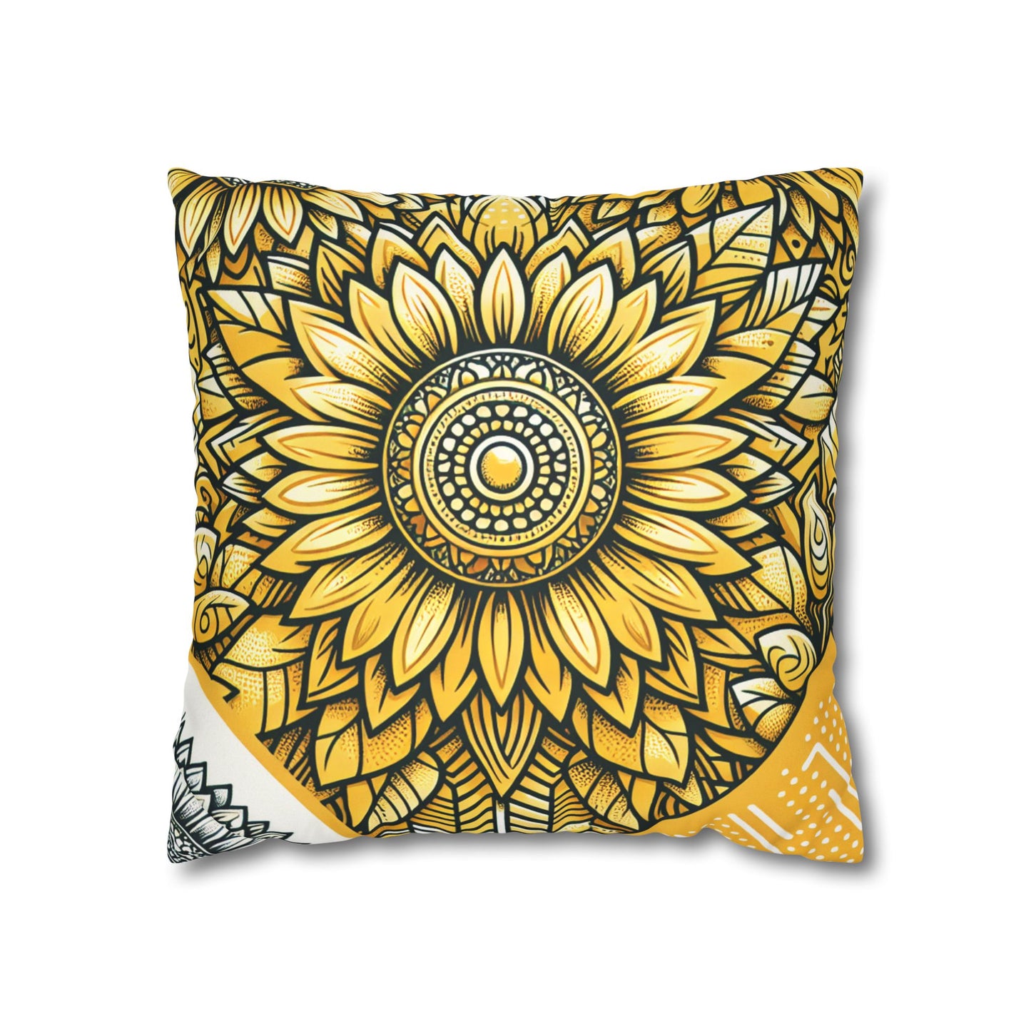 Faux Suede Square Pillowcase
