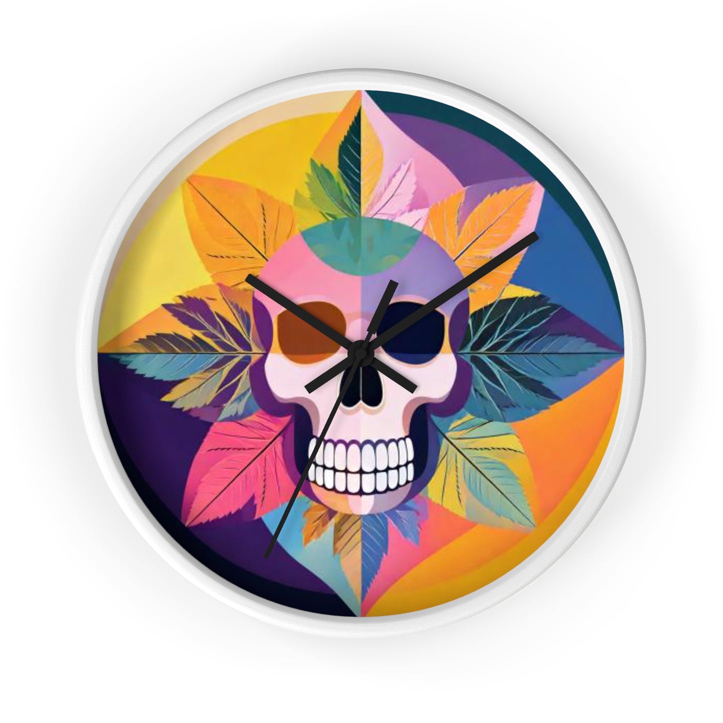 Floral Offering Bloom Wall Clock