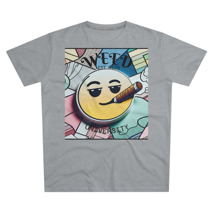 Cozy Weed University Tee - Modern Fit Cannabis T-Shirt for Fun Lovers