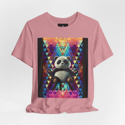 Colorful Panda Graphic Tee - Unisex Jersey Short Sleeve