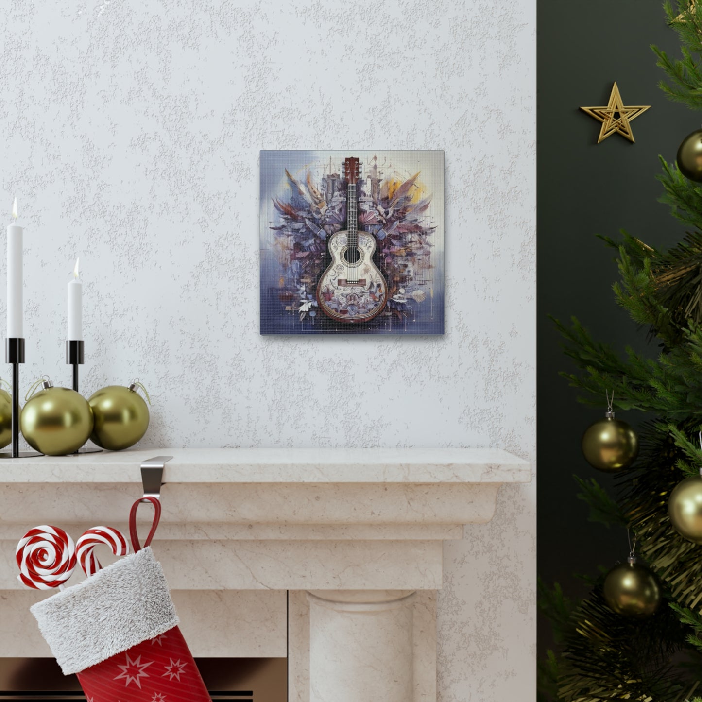 Canvas Gallery Wraps Art Decor Print on Cotton Fabric