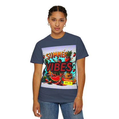 Summer Vibes Unisex Garment-Dyed T-Shirt