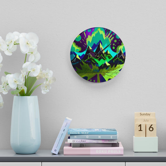Maple, I love You Acrylic Wall Clock