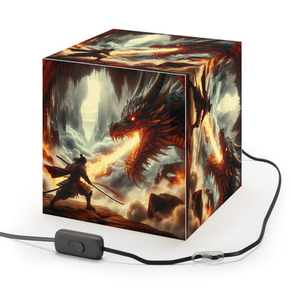 Warriors Light Cube Lamp