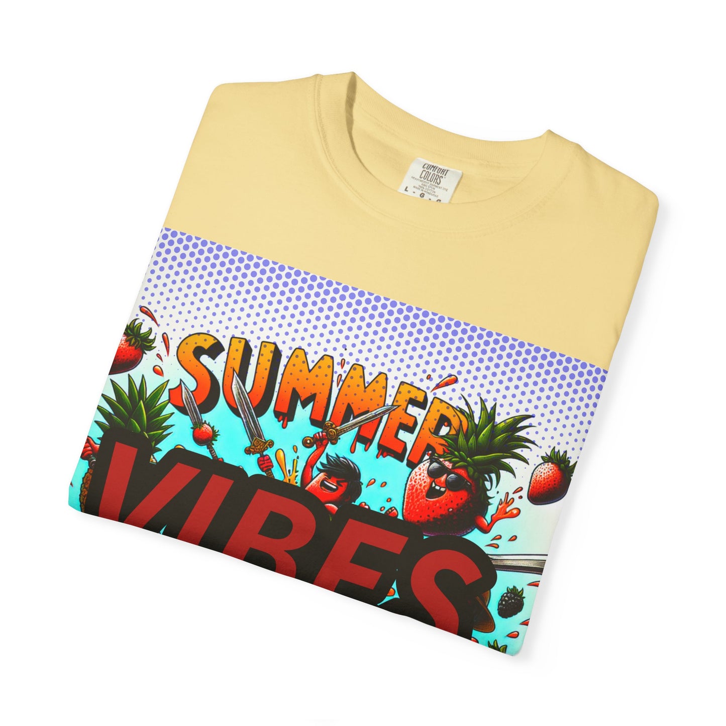 Summer Vibes Unisex Garment-Dyed T-Shirt