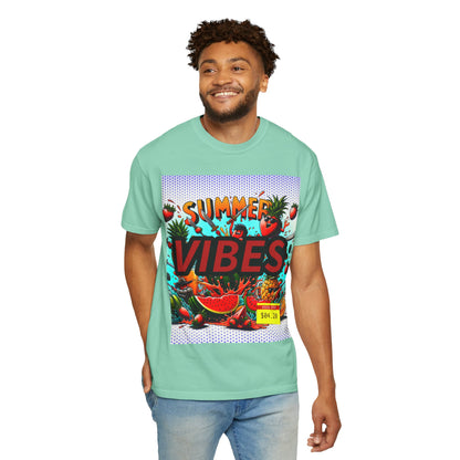 Summer Vibes Unisex Garment-Dyed T-Shirt