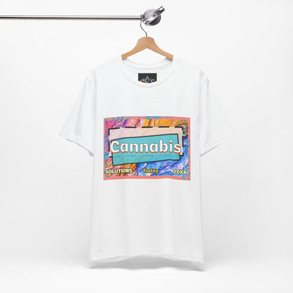 Trendy Cannabis Solutions Tee - Unisex Jersey Short Sleeve T-Shirt