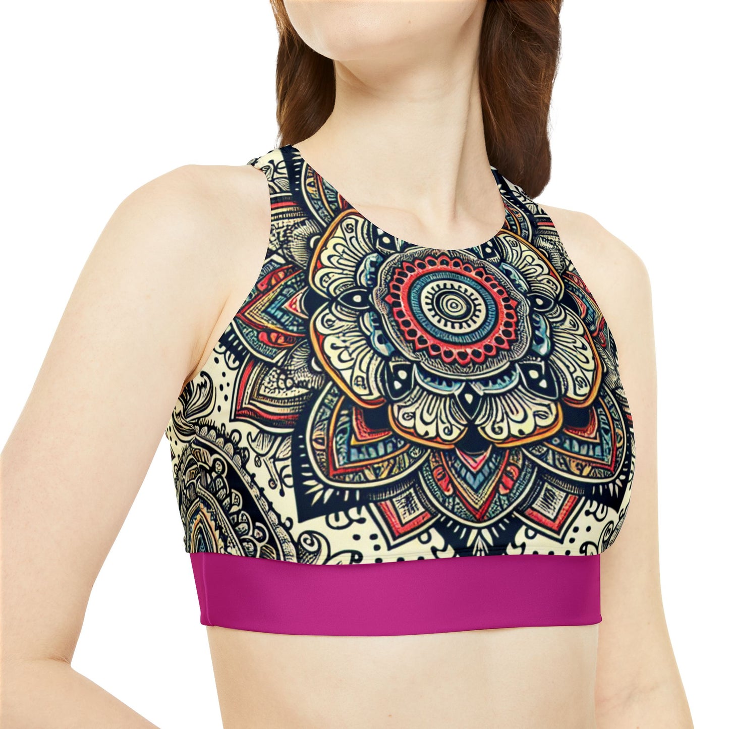 Sporty Bikini Set High-Waisted Full-Coverage Comfortable Swimwear