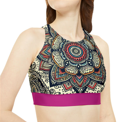 Sporty Bikini Set High-Waisted Full-Coverage Comfortable Swimwear