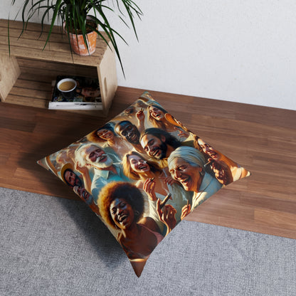 Tufted Floor Pillow, Square