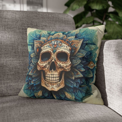 Spun Polyester Square Pillowcase