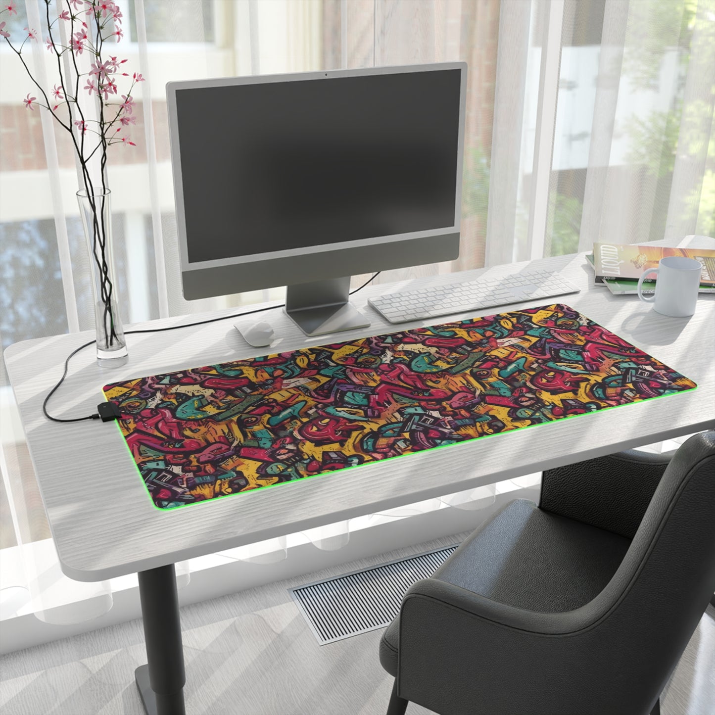 Rise of the Color LED Gaming Mouse Pad