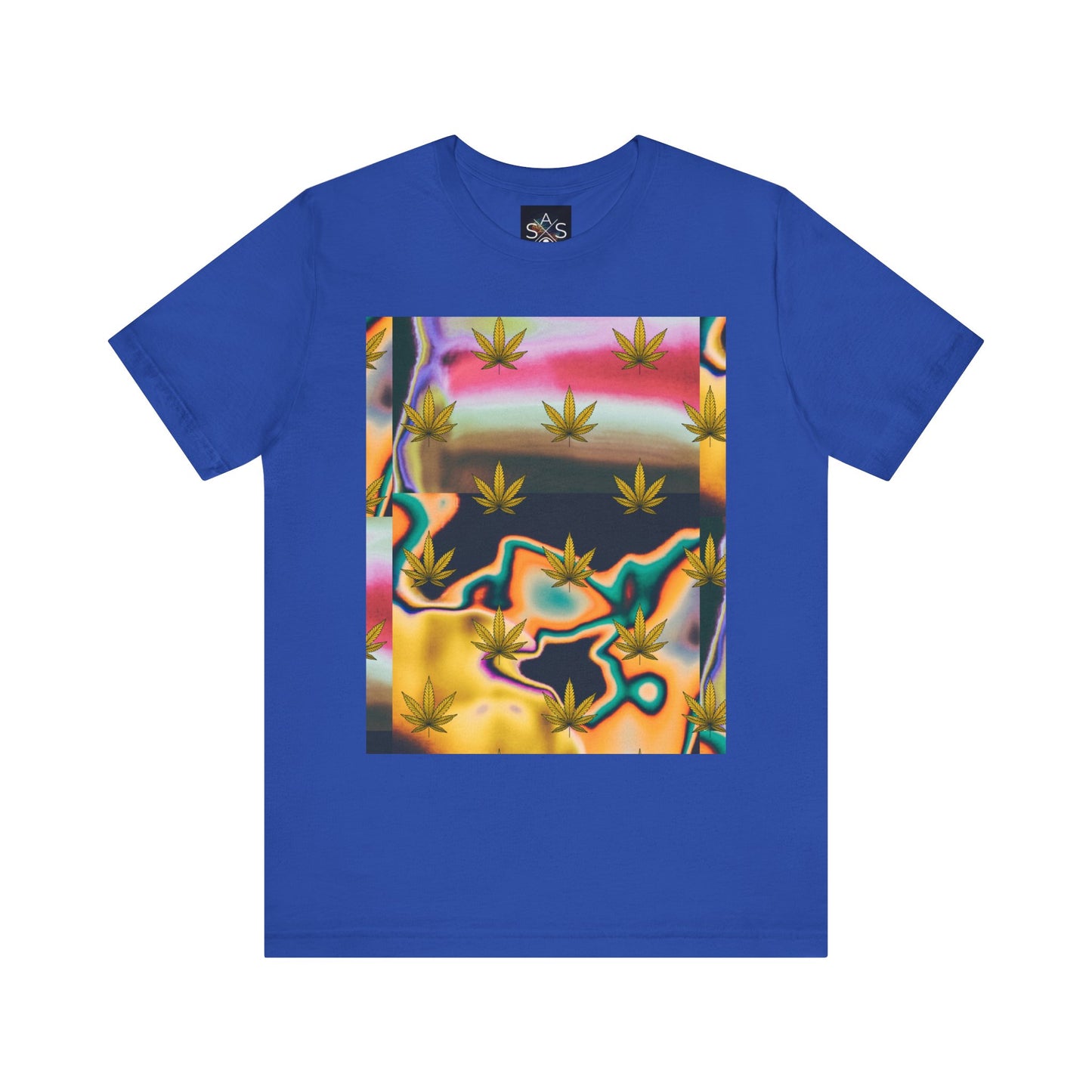 Vibrant Leaf Graphic Tee - Unisex Jersey Short Sleeve T-Shirt