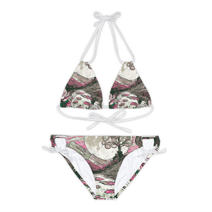 Strappy Bikini Set (AOP)