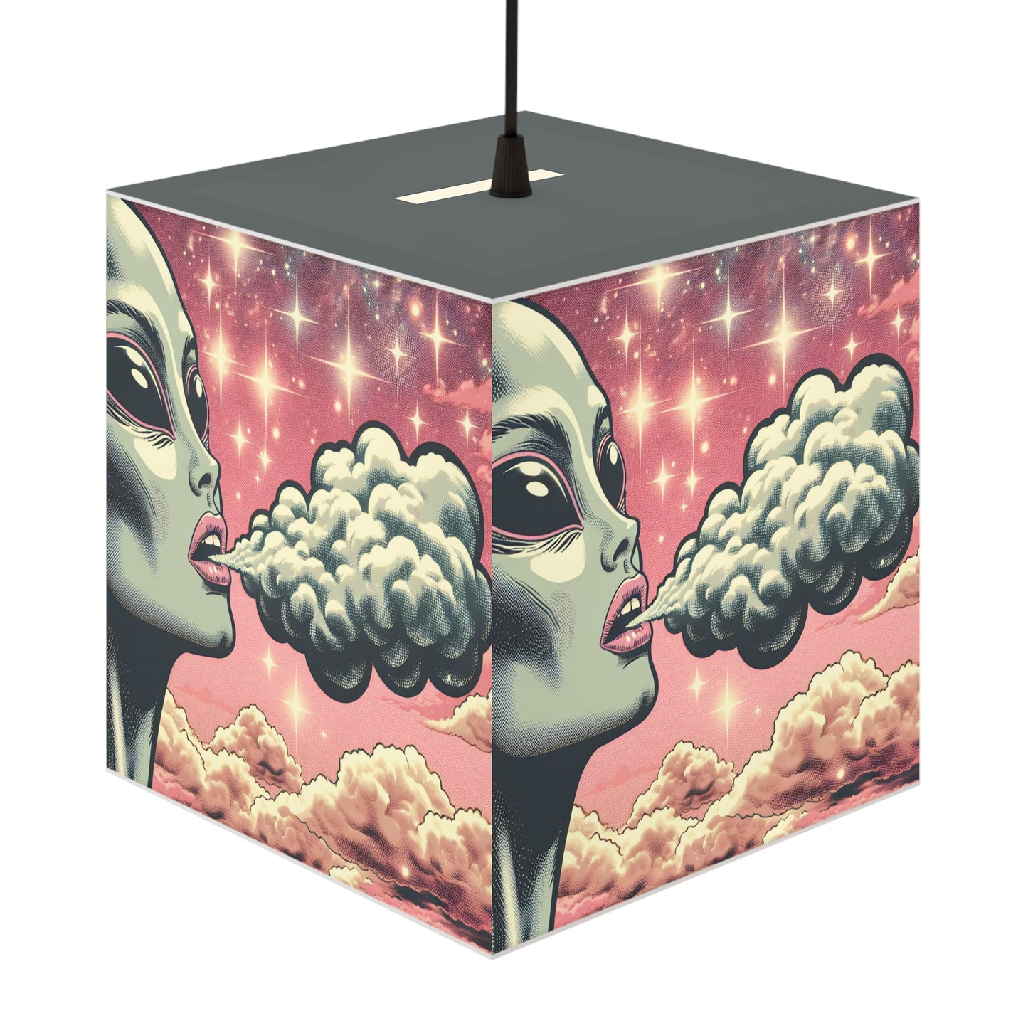 Breath in Light Cube Lamp