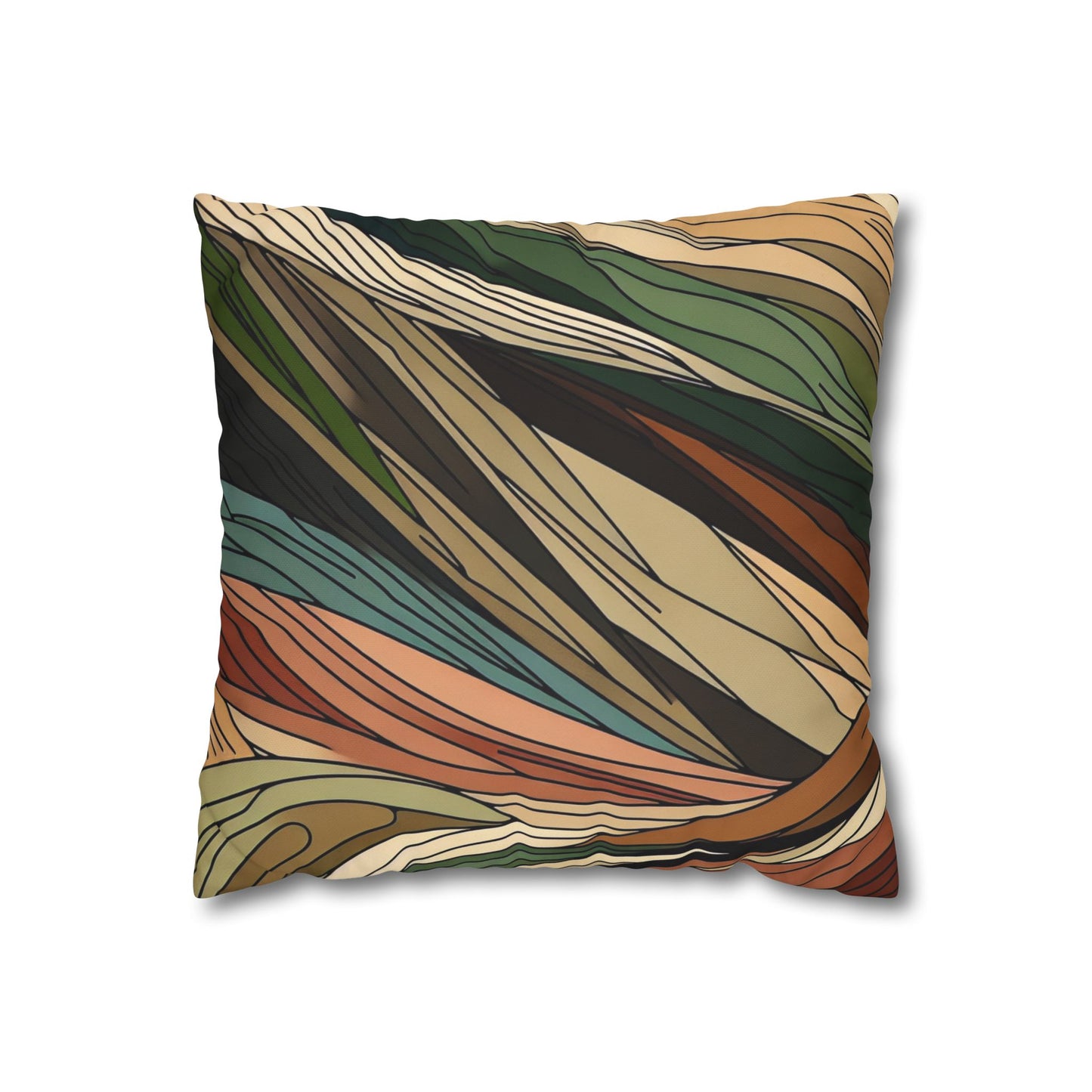 Square Poly Canvas Pillowcase