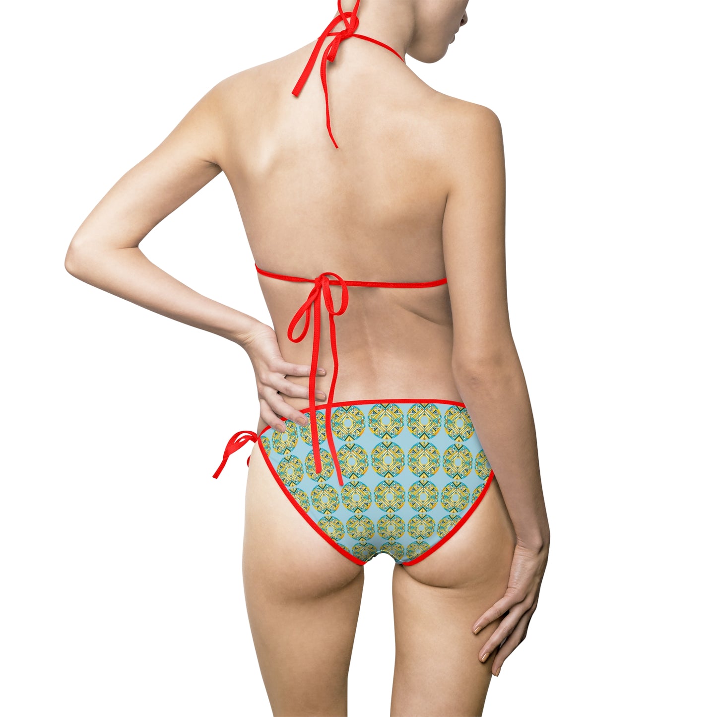 Tropical Print Women's Bikini Swimsuit - Beach Ready Swimwear
