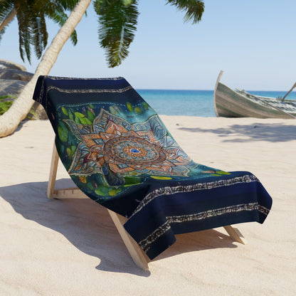 Simple Alluring Style Lily at the Beach Towel
