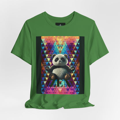 Colorful Panda Graphic Tee - Unisex Jersey Short Sleeve