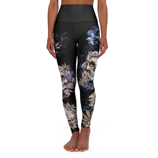 High Waisted Yoga Leggings (AOP)