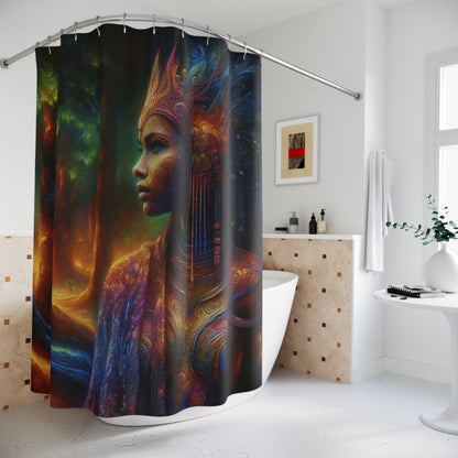 Polyester Shower Curtain - Custom Design Bathroom Decor