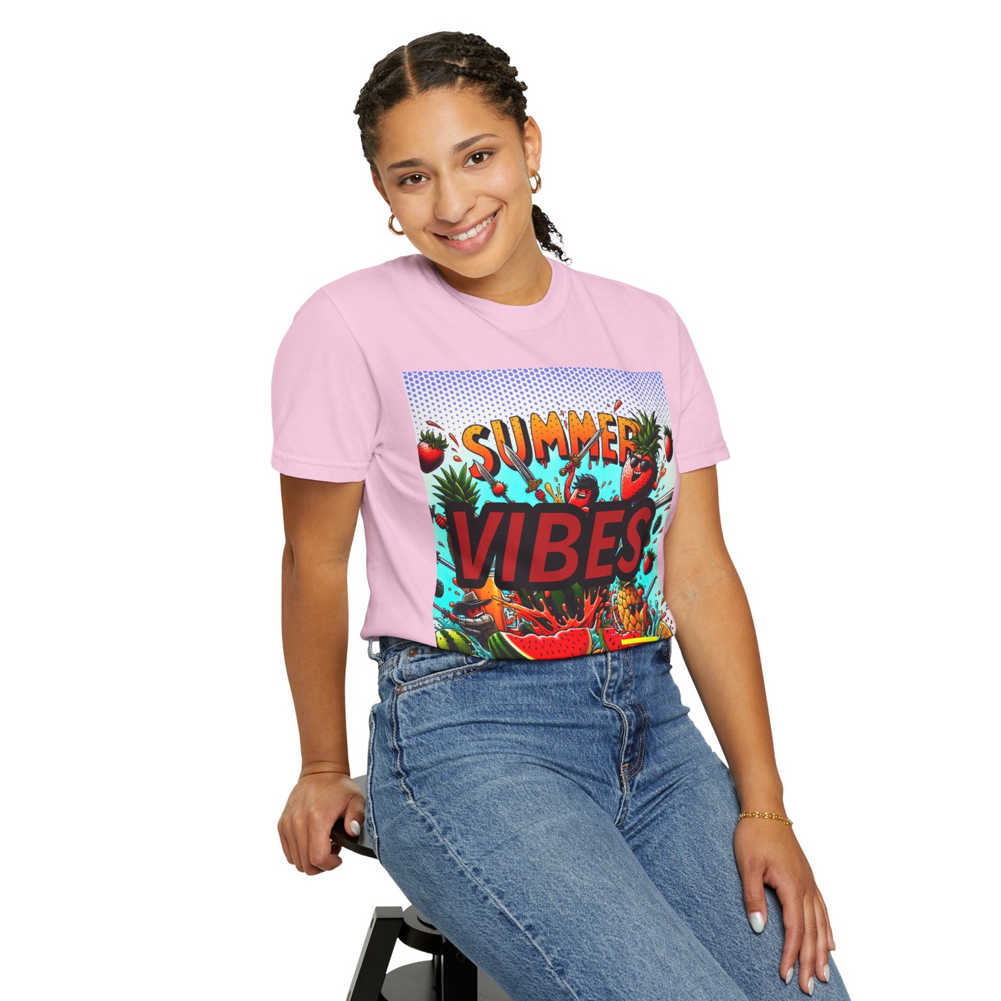 Summer Vibes Unisex Garment-Dyed T-Shirt