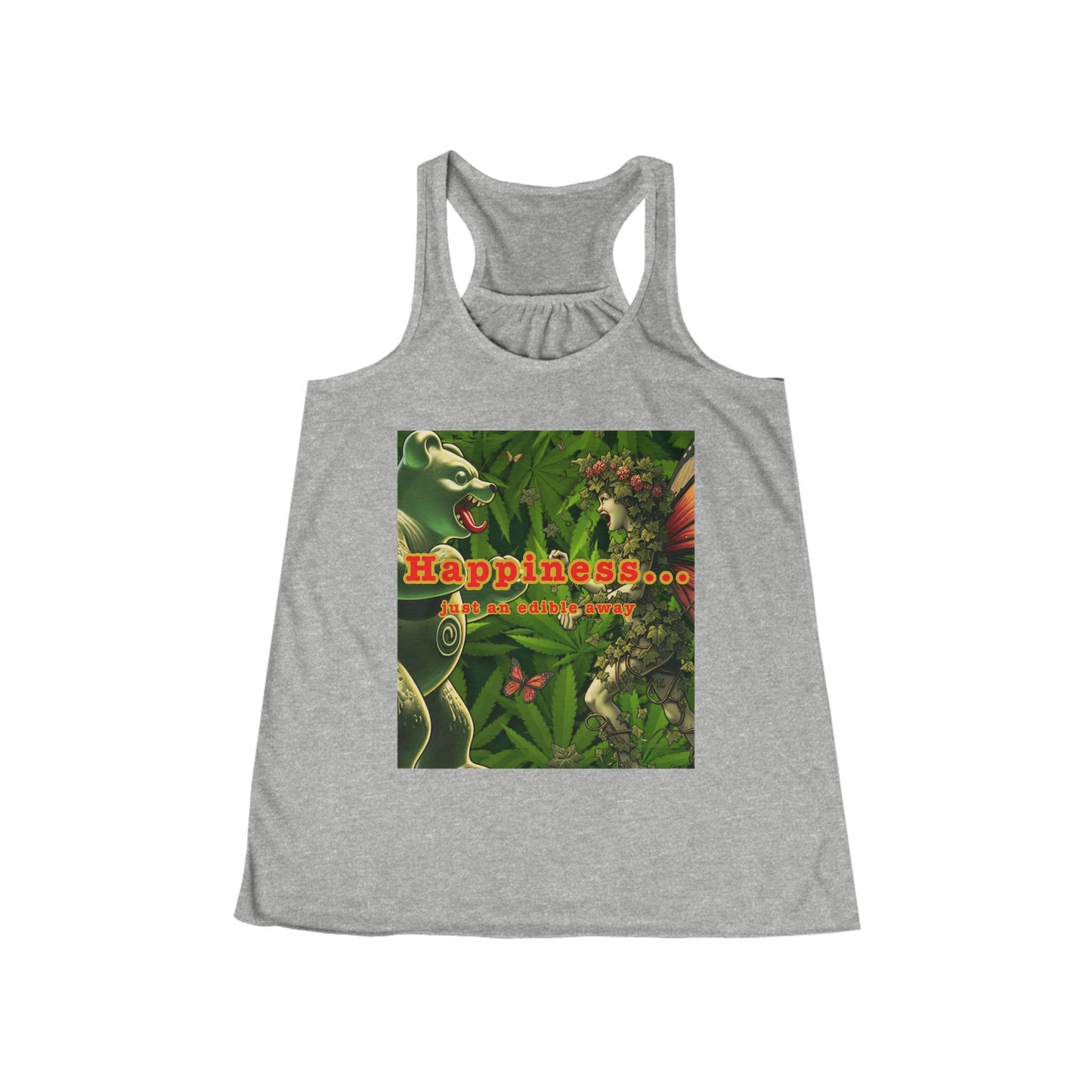 Happiness Jungle Women's Flowy Racerback Tank