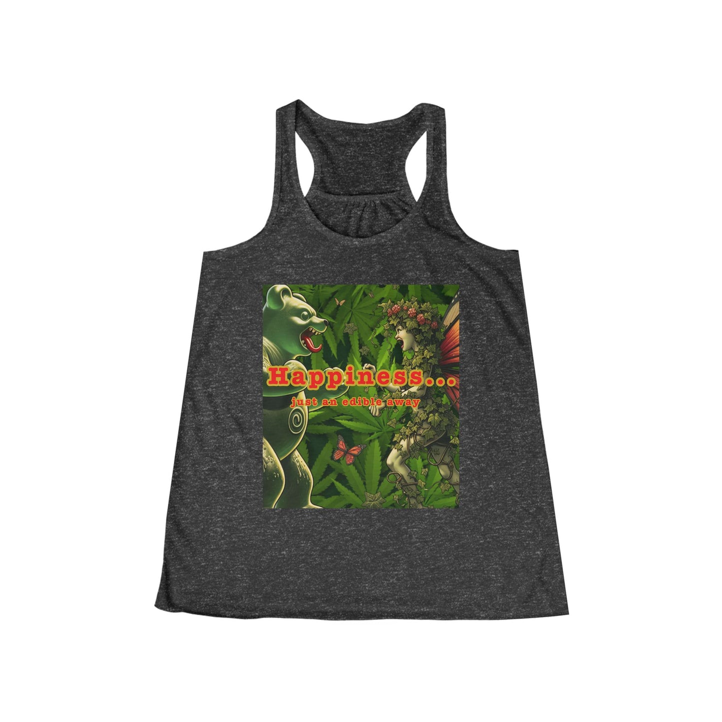 Happiness Jungle Women's Flowy Racerback Tank