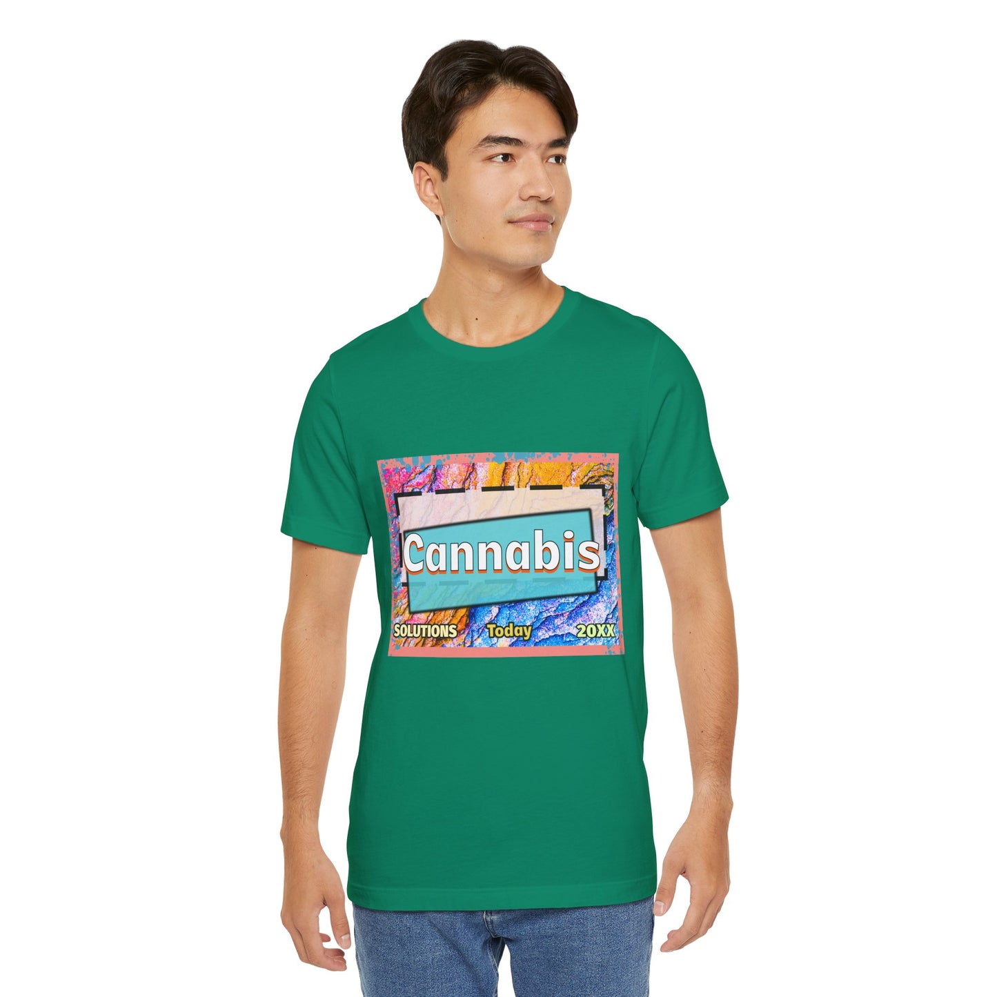 Trendy Cannabis Solutions Tee - Unisex Jersey Short Sleeve T-Shirt