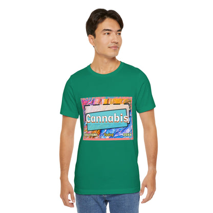 Trendy Cannabis Solutions Tee - Unisex Jersey Short Sleeve T-Shirt