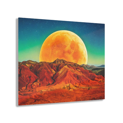 Yellow Planet Acrylic Prints