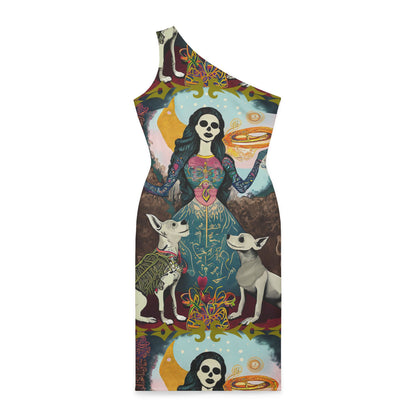 Shoulder Aztec Queen Dress (AOP)