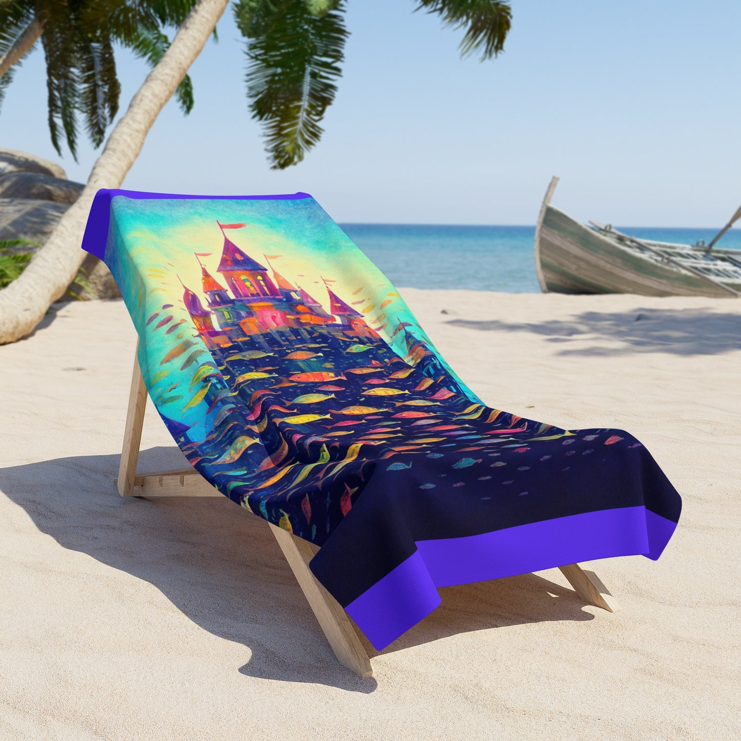 Simple Alluring Style Queen of the Beach Towel