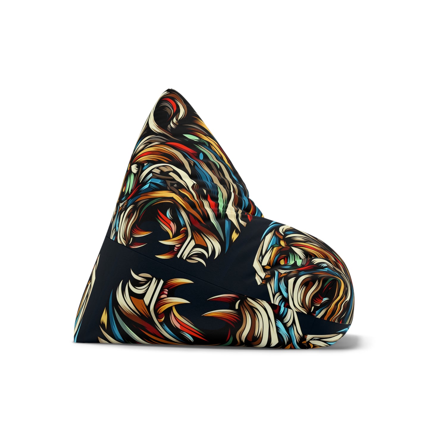 Simple Alluring Style Tiger Bean Bag Chair Cover