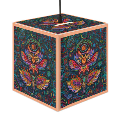 Owl Tribal Light Cube Lamp
