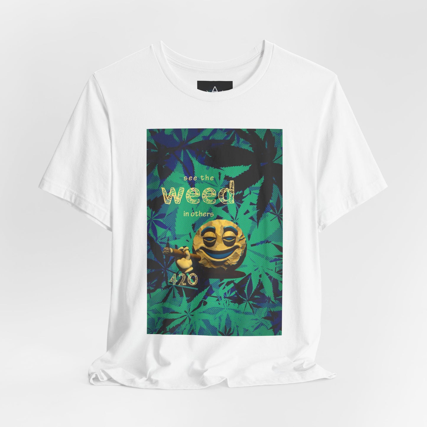 Funny Cannabis Graphic Tee - "See the Weed in Others"
