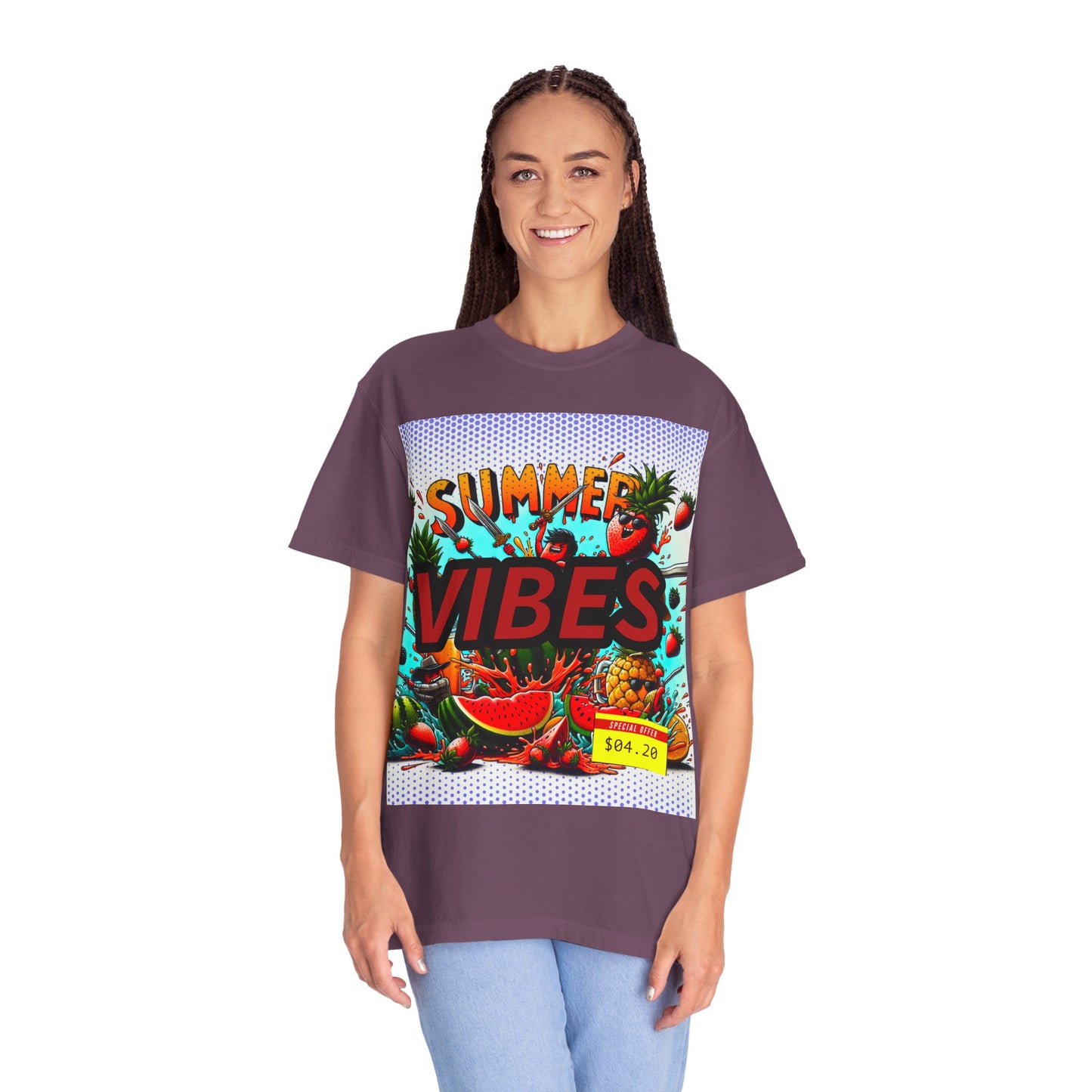 Summer Vibes Unisex Garment-Dyed T-Shirt