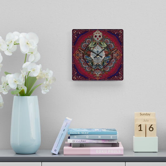 Love Yourself Acrylic Wall Clock