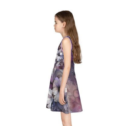 Girls' Sleeveless Sundress (AOP)
